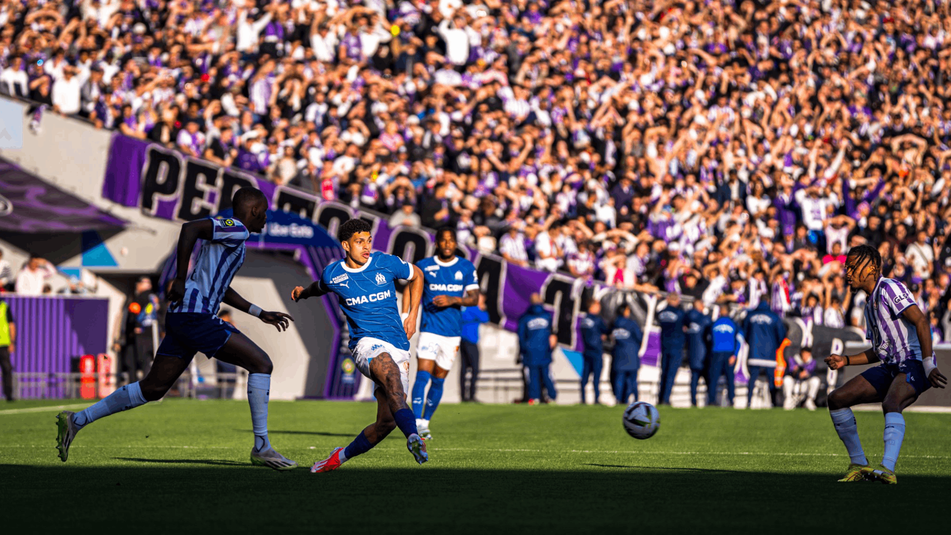 Marseille arrache le nul à Toulouse