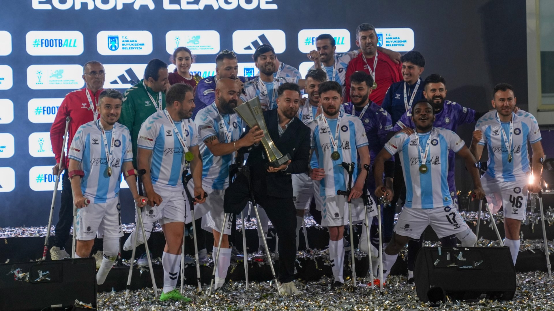 Başkent Ampute Futbol Gücü, Avrupa Ligi'nde şampiyon