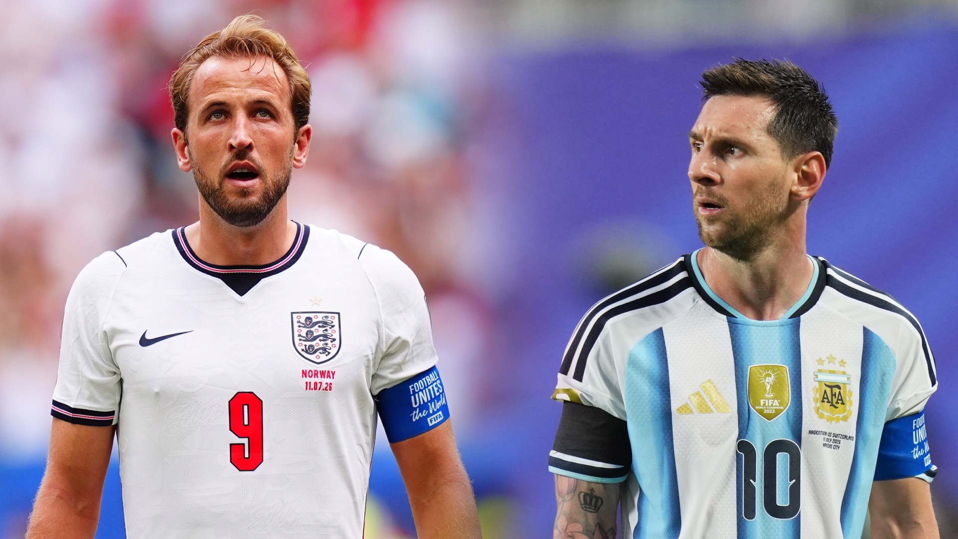 Karşılaştırma: Messi - Kane