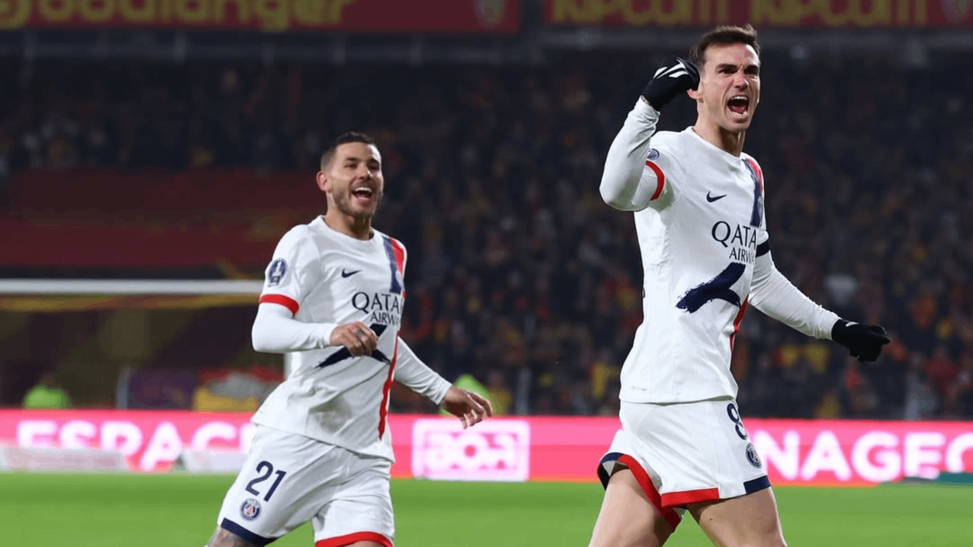 PSG prend 3 points sur la pelouse de Lens