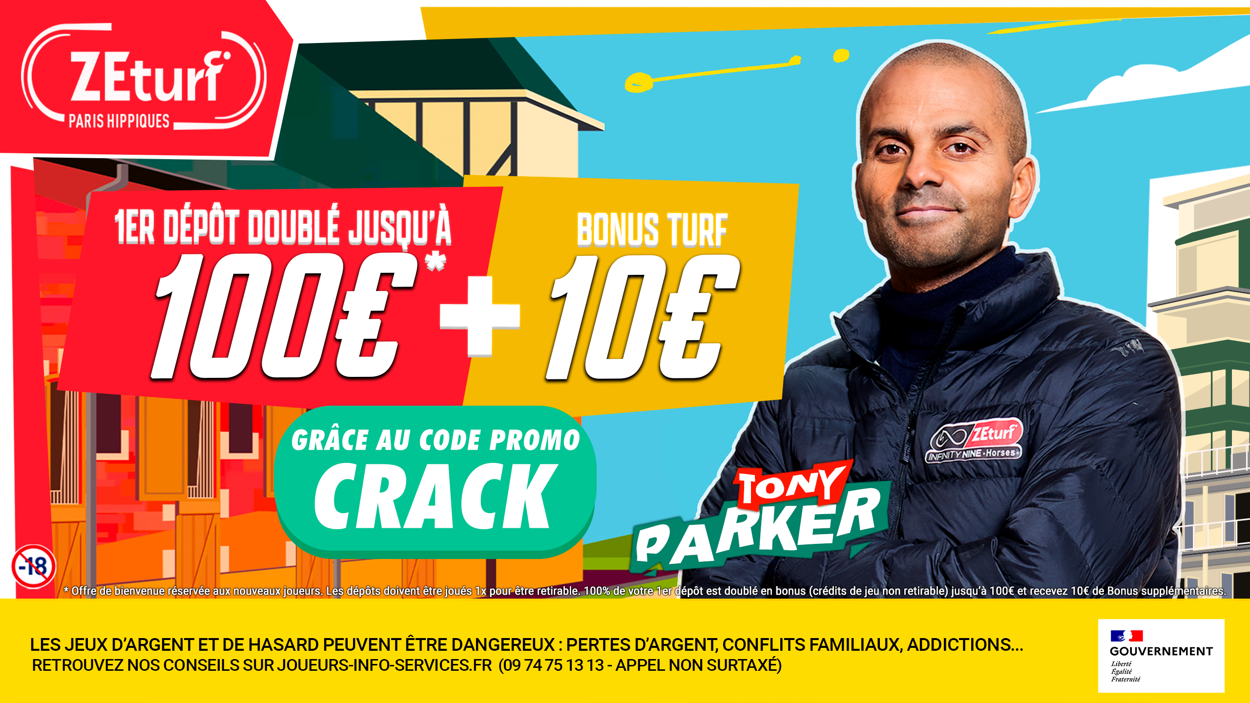 Devenez l’associé de Tony Parker avec ZEturf !