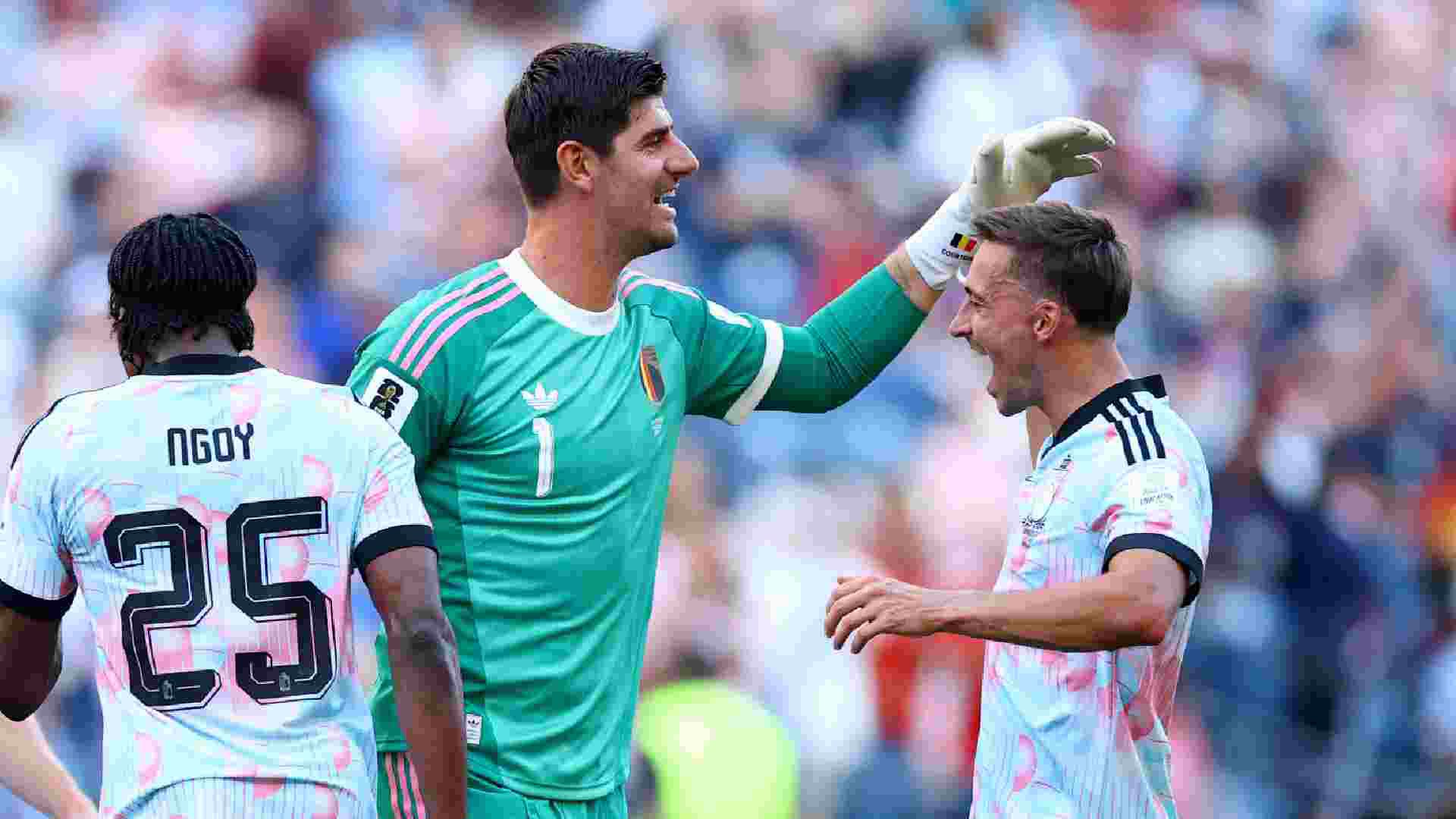 La Belgique, en progression, peut battre l'Espagne - Courtois