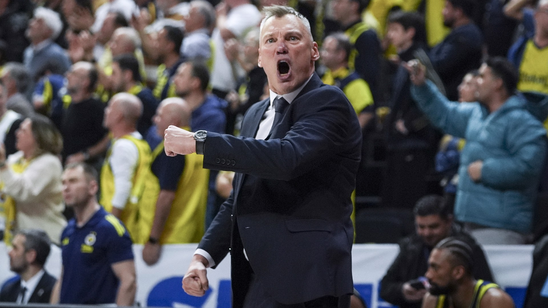 Jasikevicius: İkinci yarıda sabır gösterdik