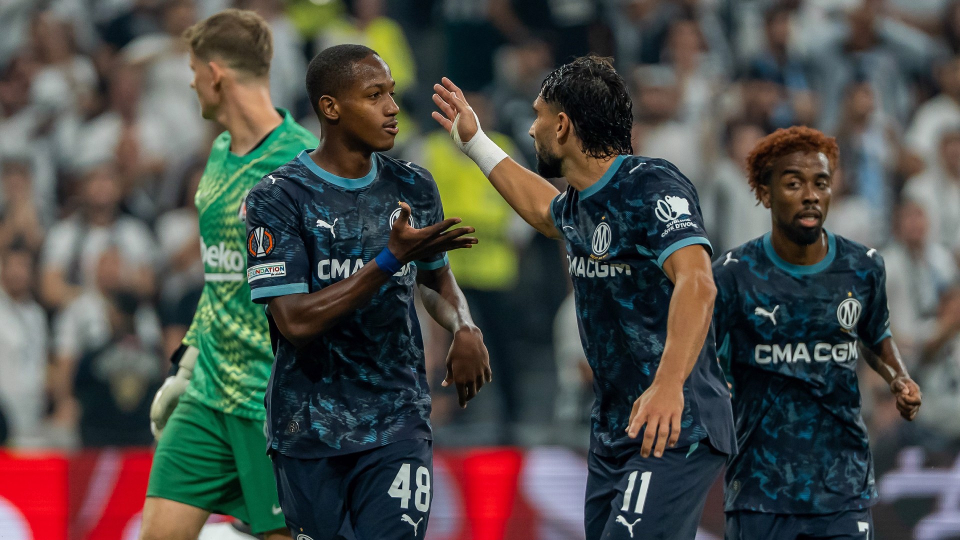 L’OM malmené par le Besiktas pour ses débuts en Ligue Europa