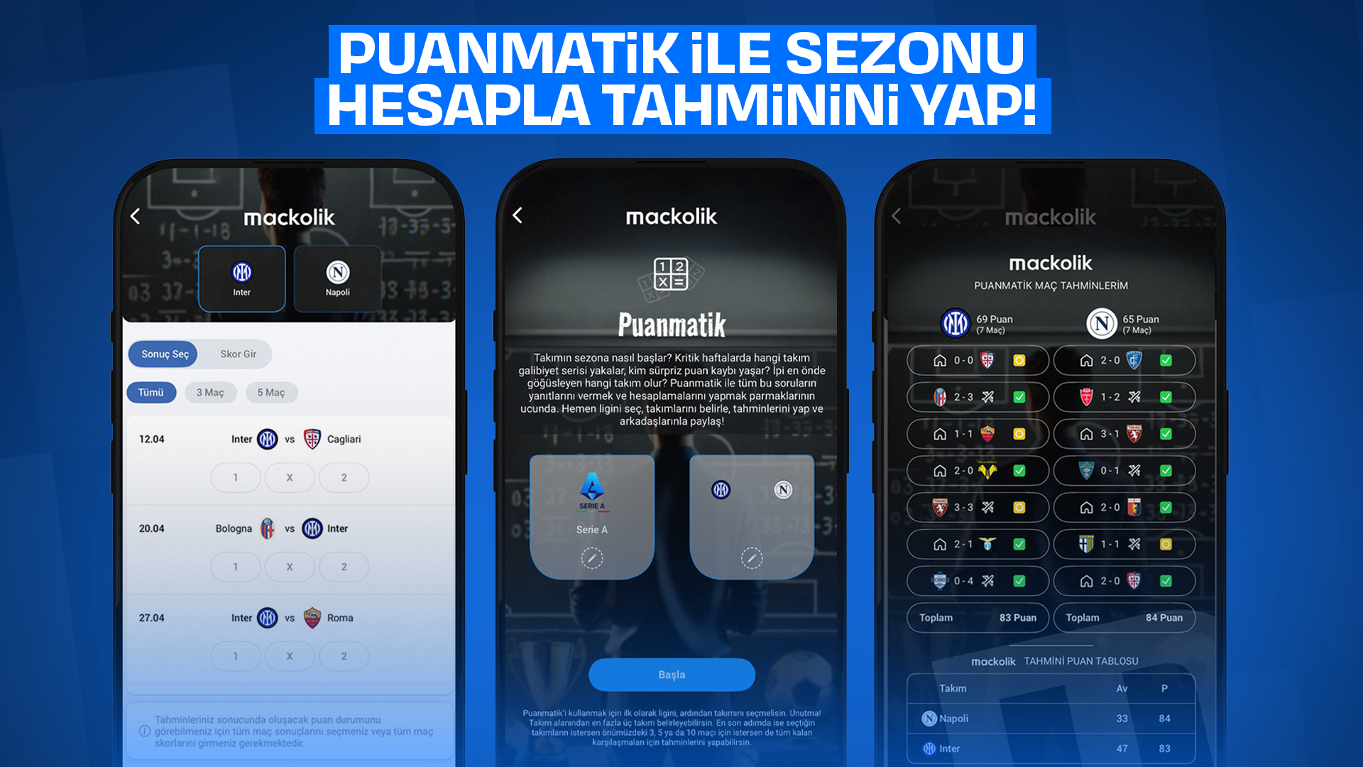 Puanmatik ile 'hesap vakti'