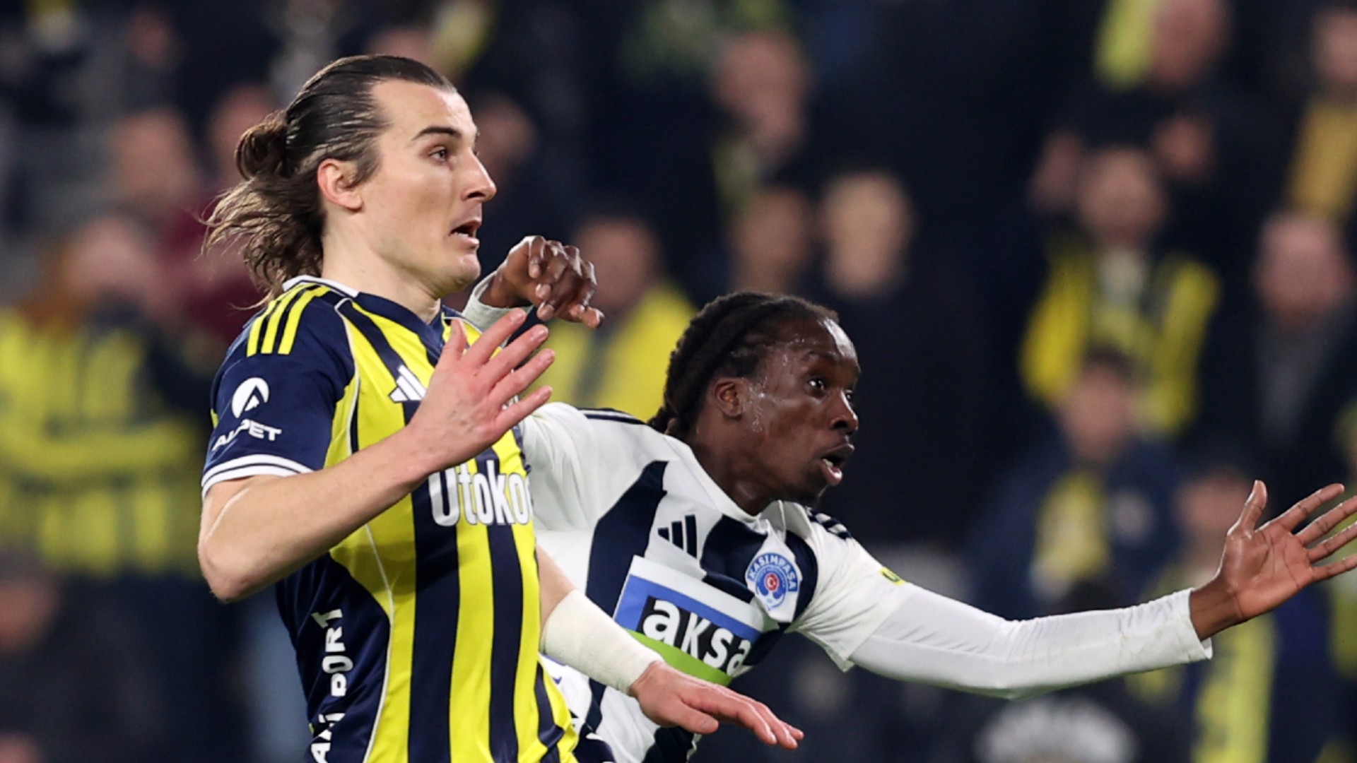 Çağlar Söyüncü, devam edemedi