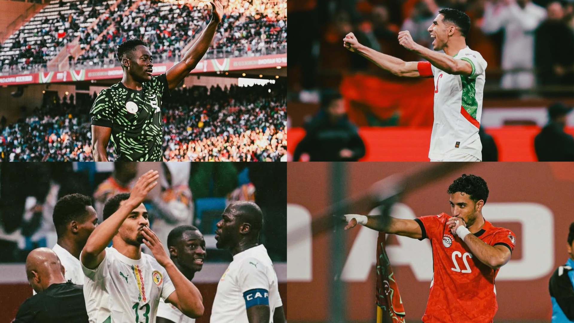 Les affiches des demi-finales de la CAN 2025