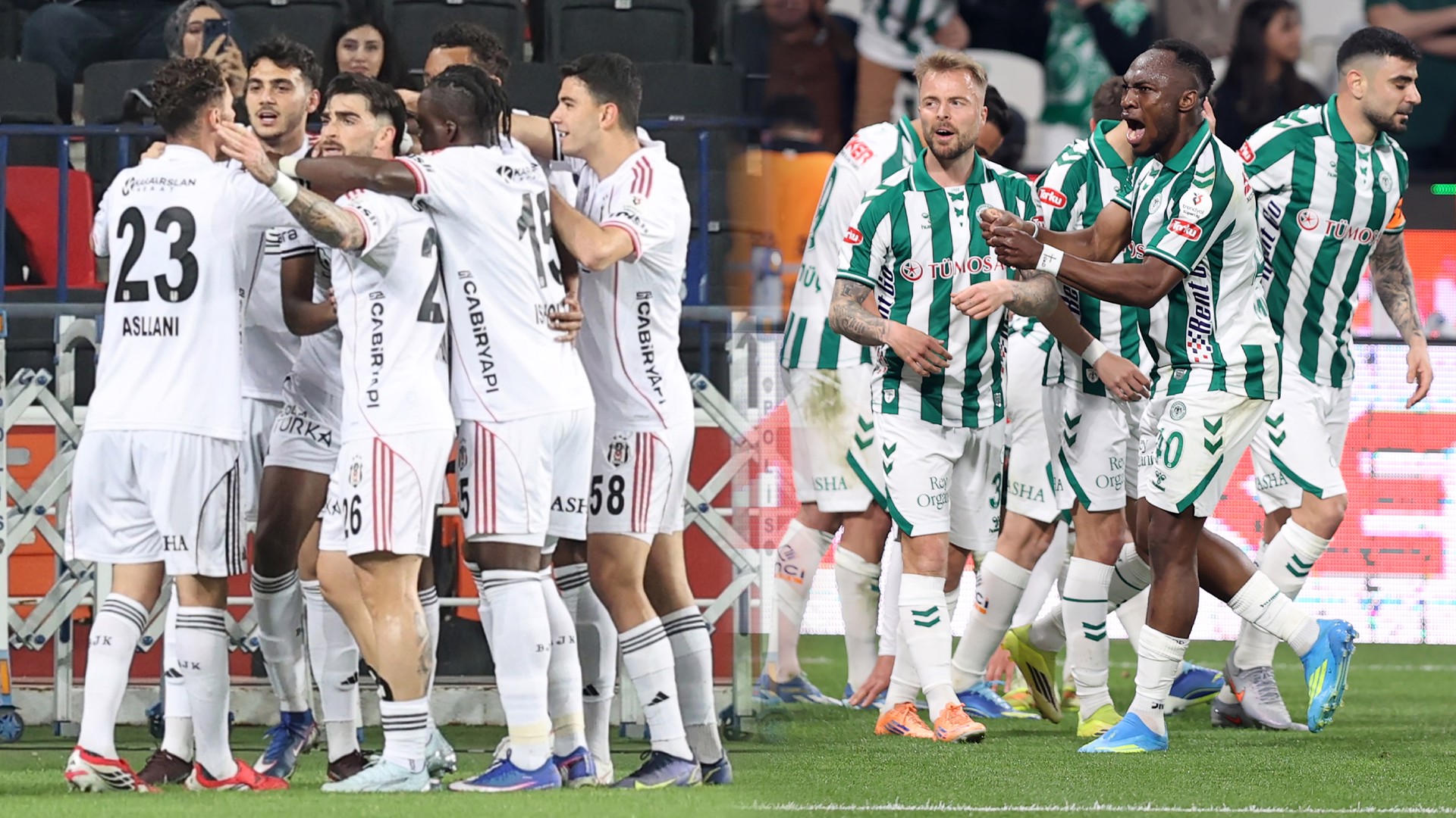 Beşiktaş final için Konyaspor'u ağırlıyor