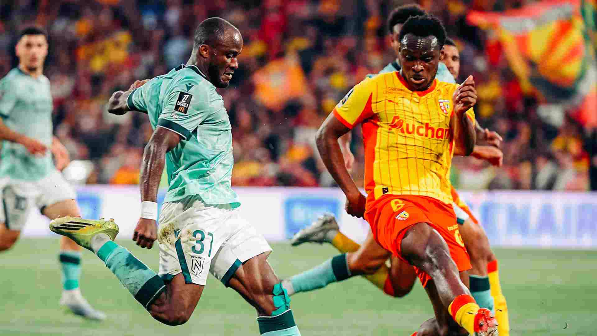 Lens condamne Nantes à la relégation en Ligue 2