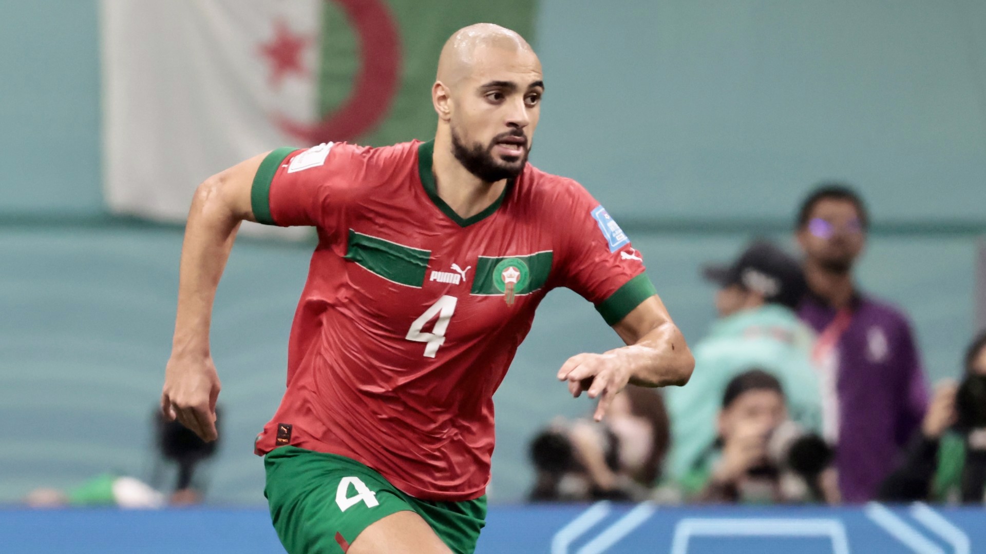 Sofyan Amrabat, le nouveau milieu de terrain de Manchester United