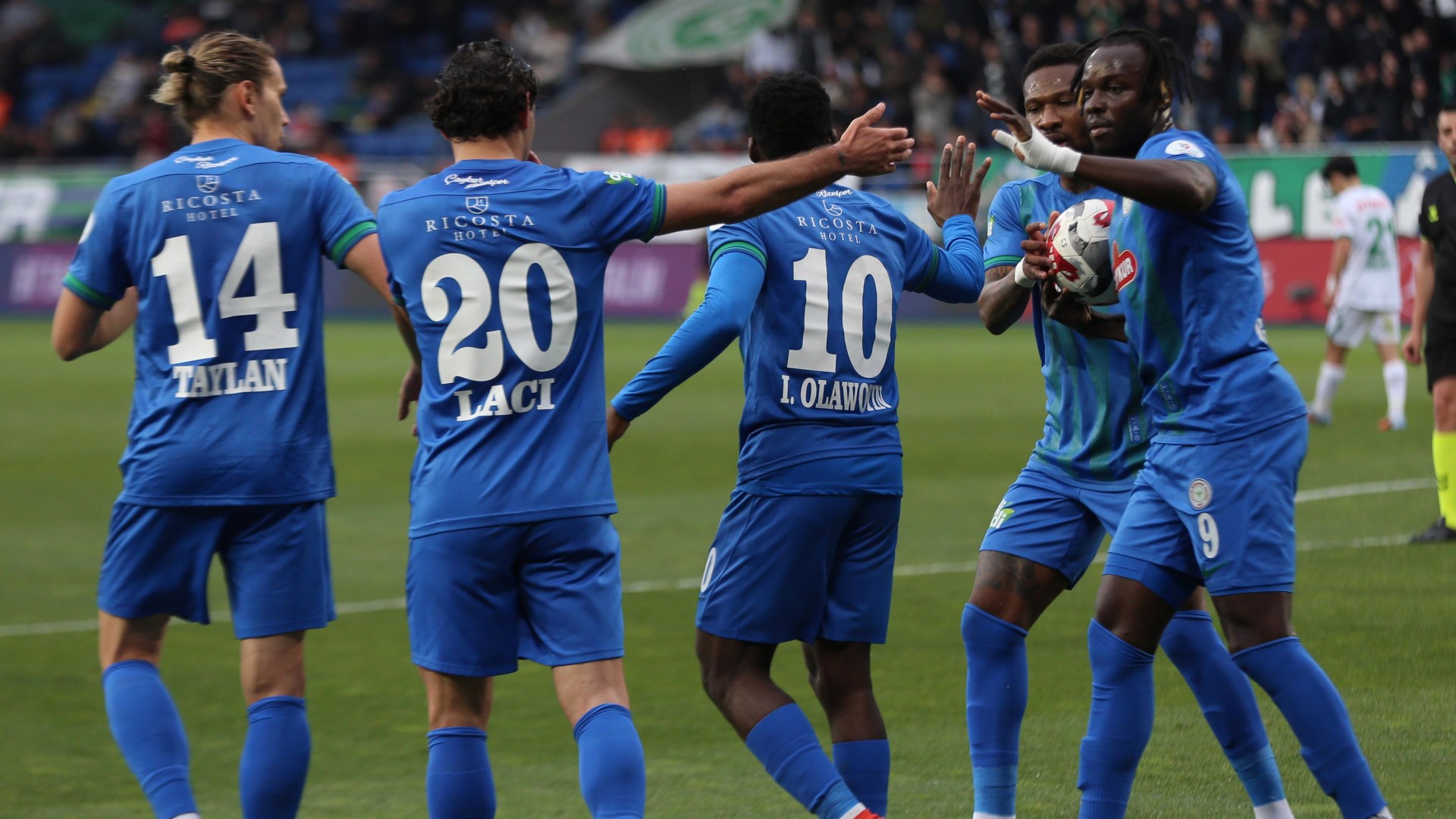 Rizespor evinde galip