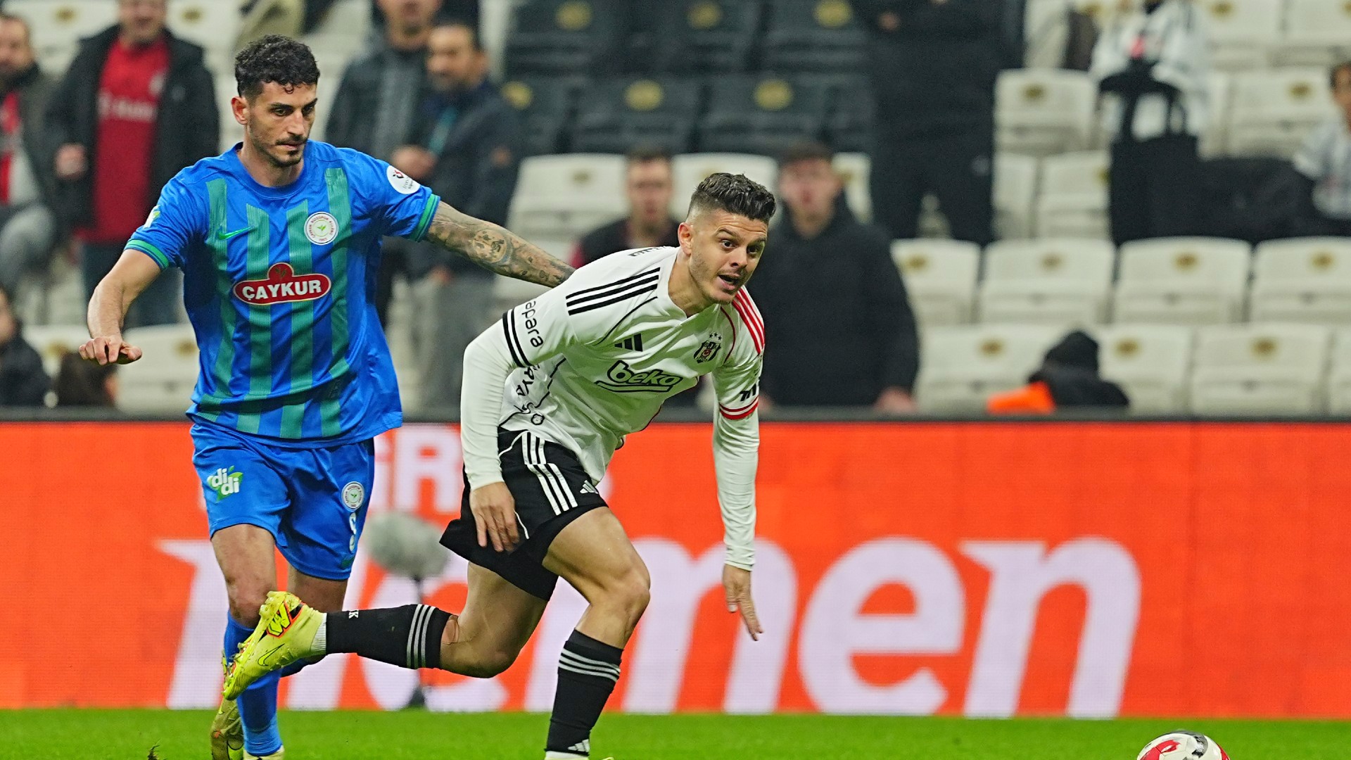 Beşiktaş, Rize deplasmanında