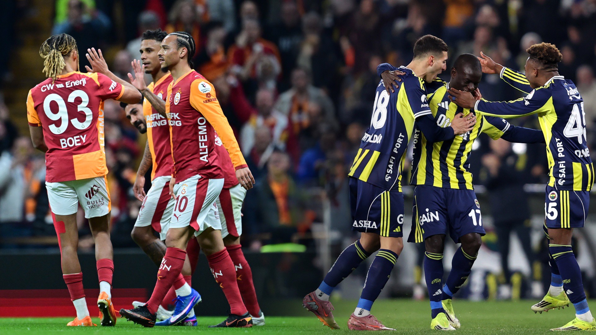 Karşılaştırma: G.Saray - F.Bahçe