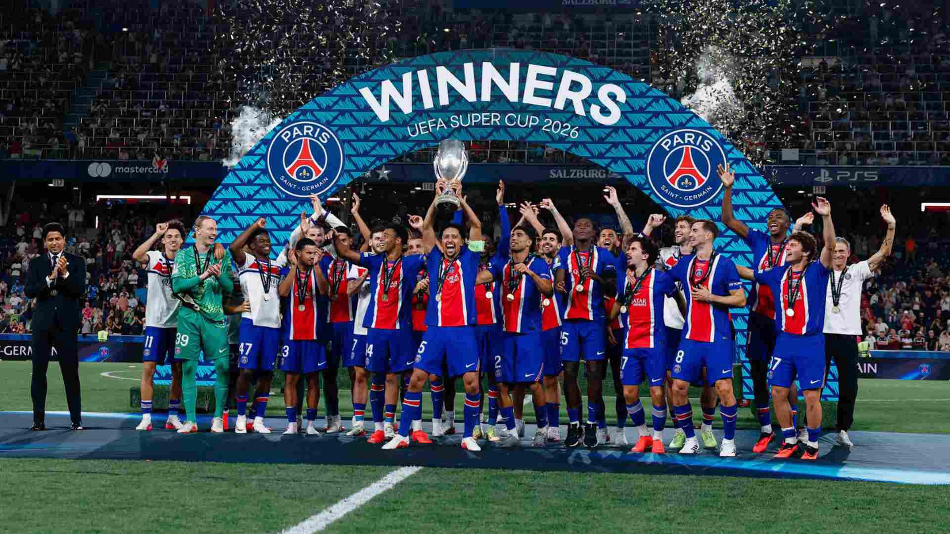 Le PSG remporte la Supercoupe d’Europe pour la deuxième année consécutive
