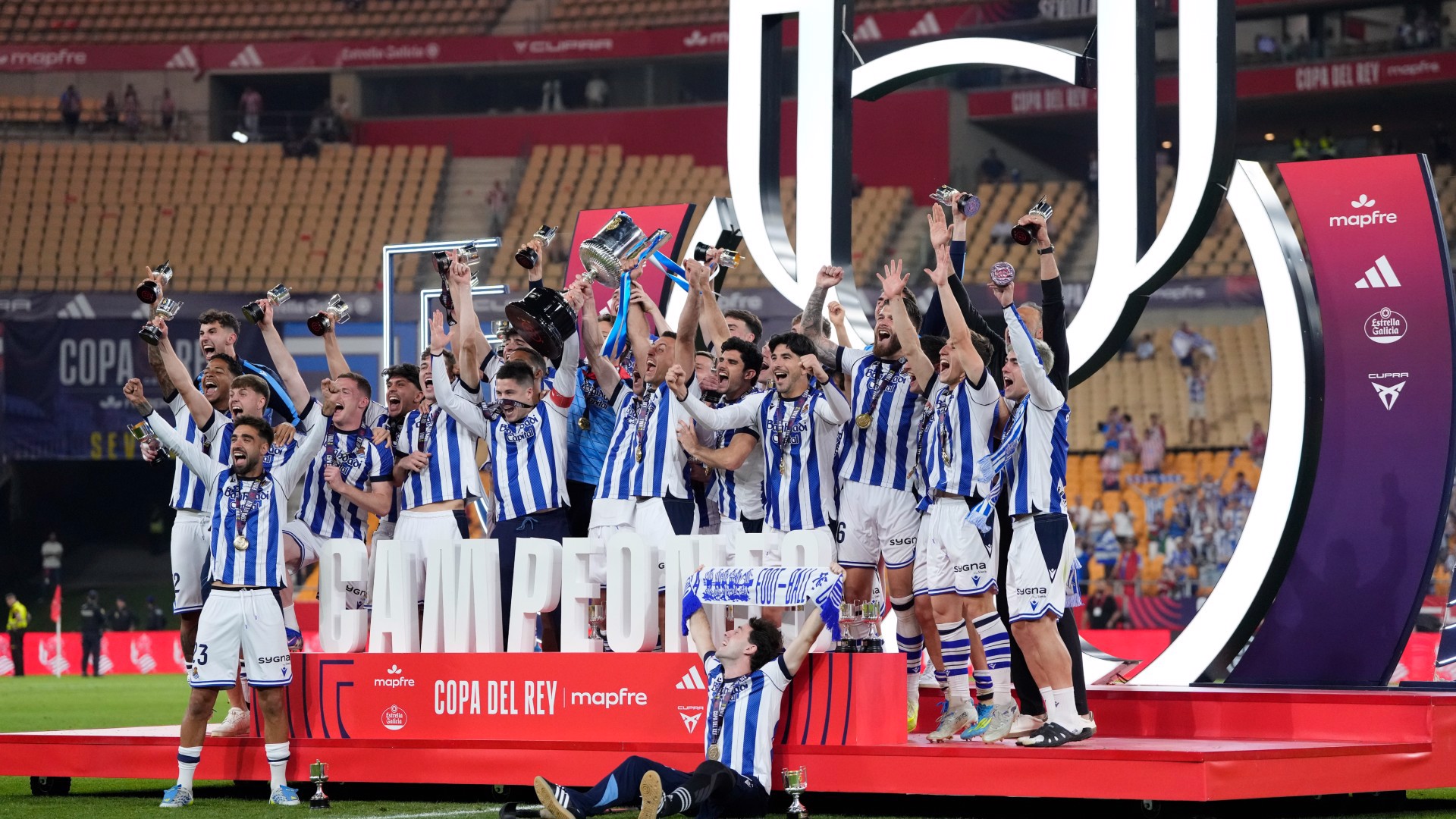 Kral Kupası'nda şampiyon R.Sociedad