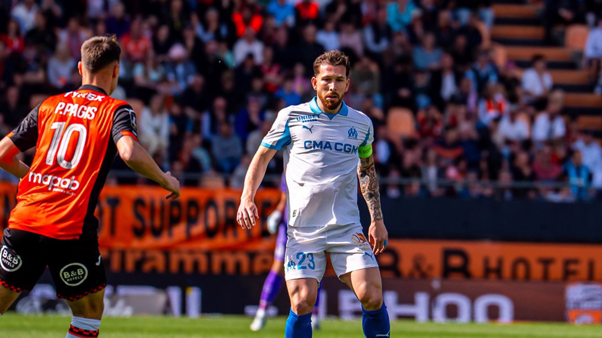 Lorient stoppe l’élan de l’OM en Ligue 1