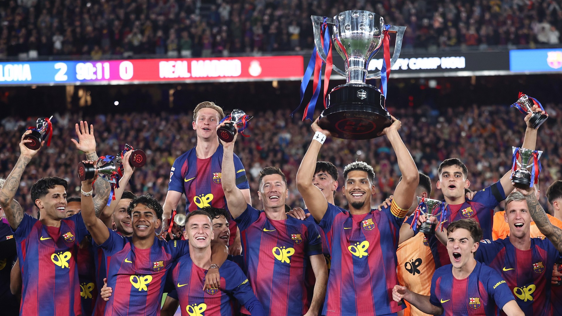 LaLiga'da şampiyon Barcelona