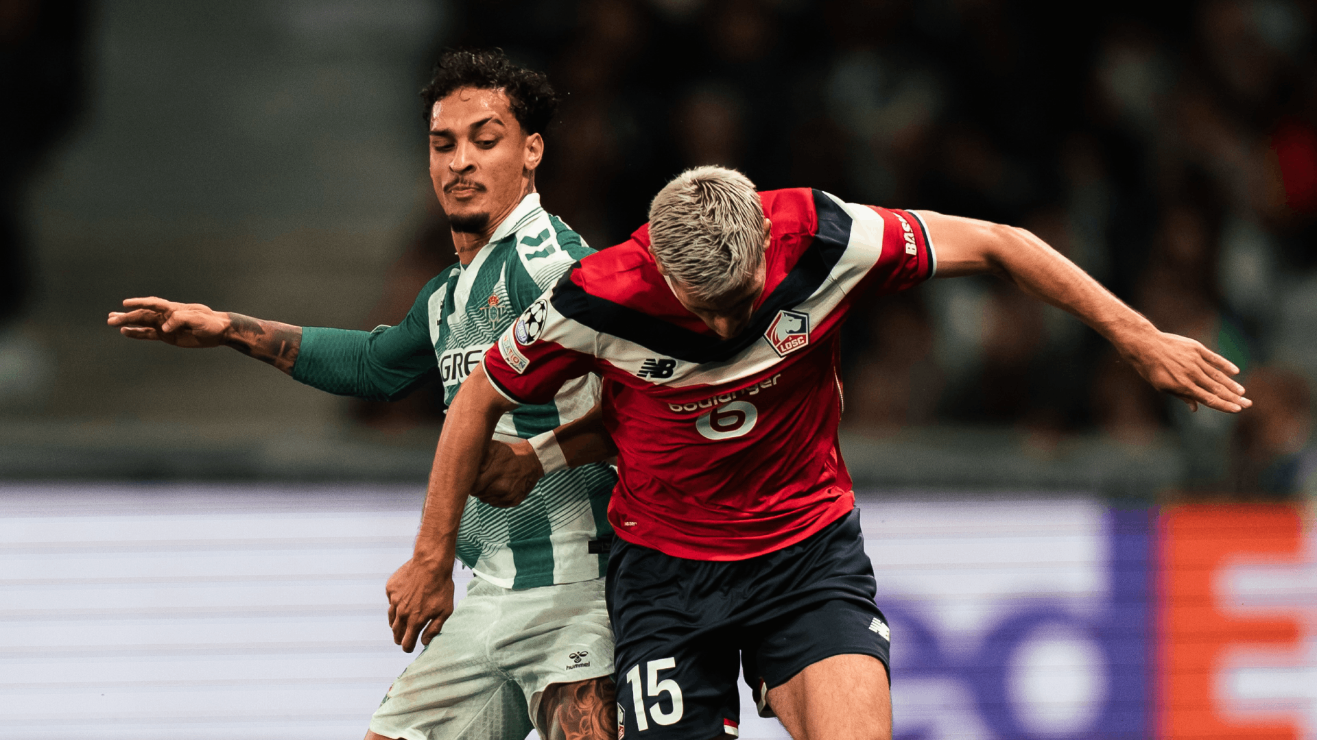 Réduit à 10, Lille tombe contre le Real Betis pour son entrée en Ligue des Champions