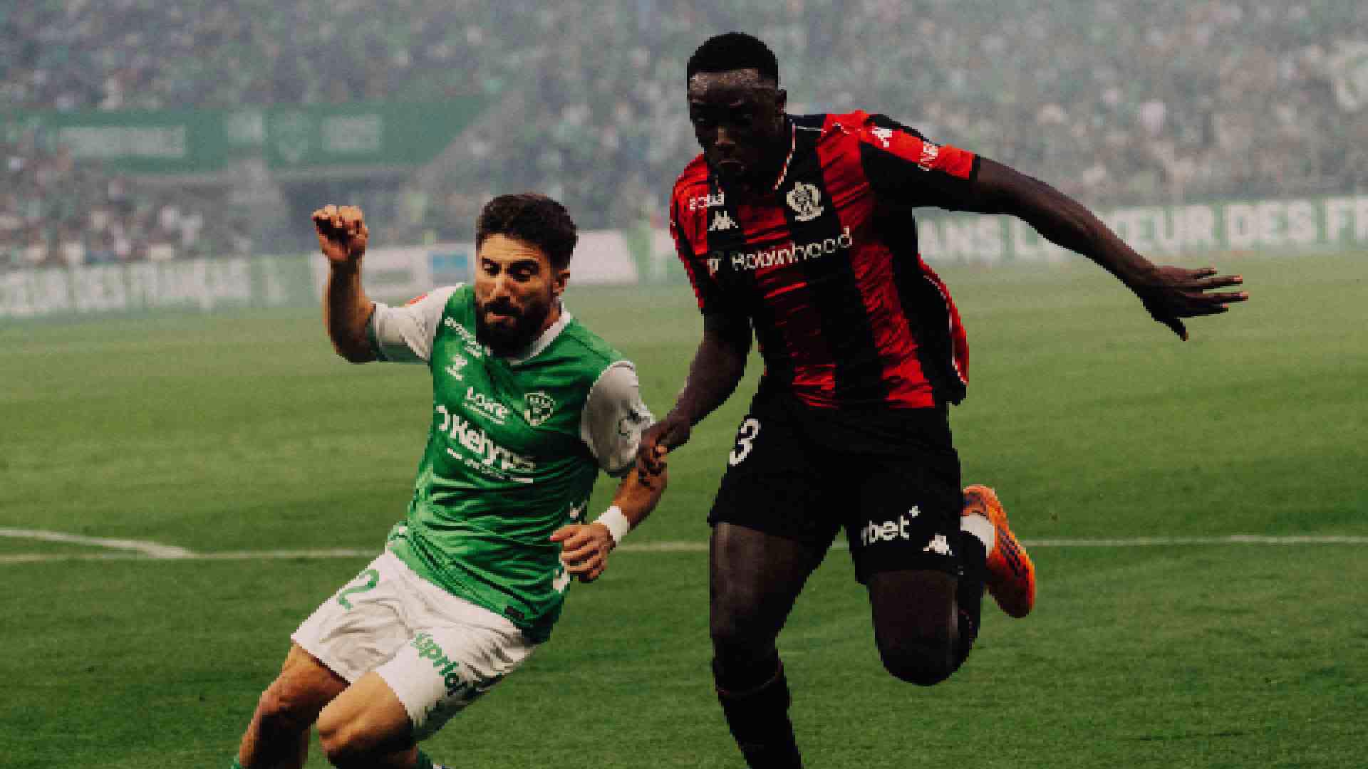 Pas de vainqueur entre Nice et Saint-Étienne à l’issue du match aller des barrages de Ligue 1