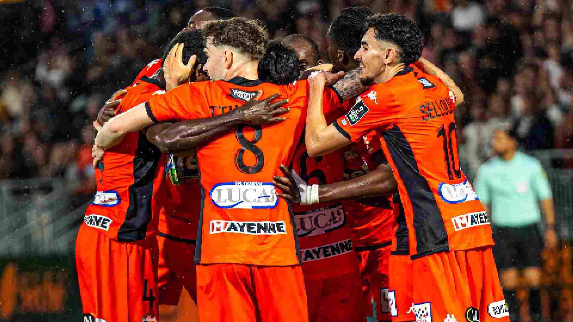 Laval s'impose face à Rouen et assure son maintien en Ligue 2
