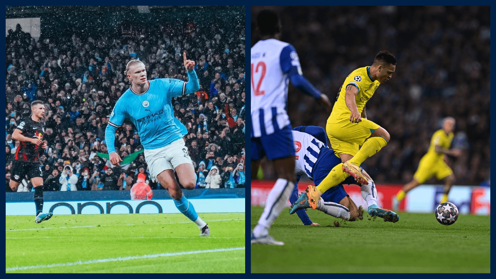 Manchester City et l’Inter Milan qualifiés pour les quarts de finale !