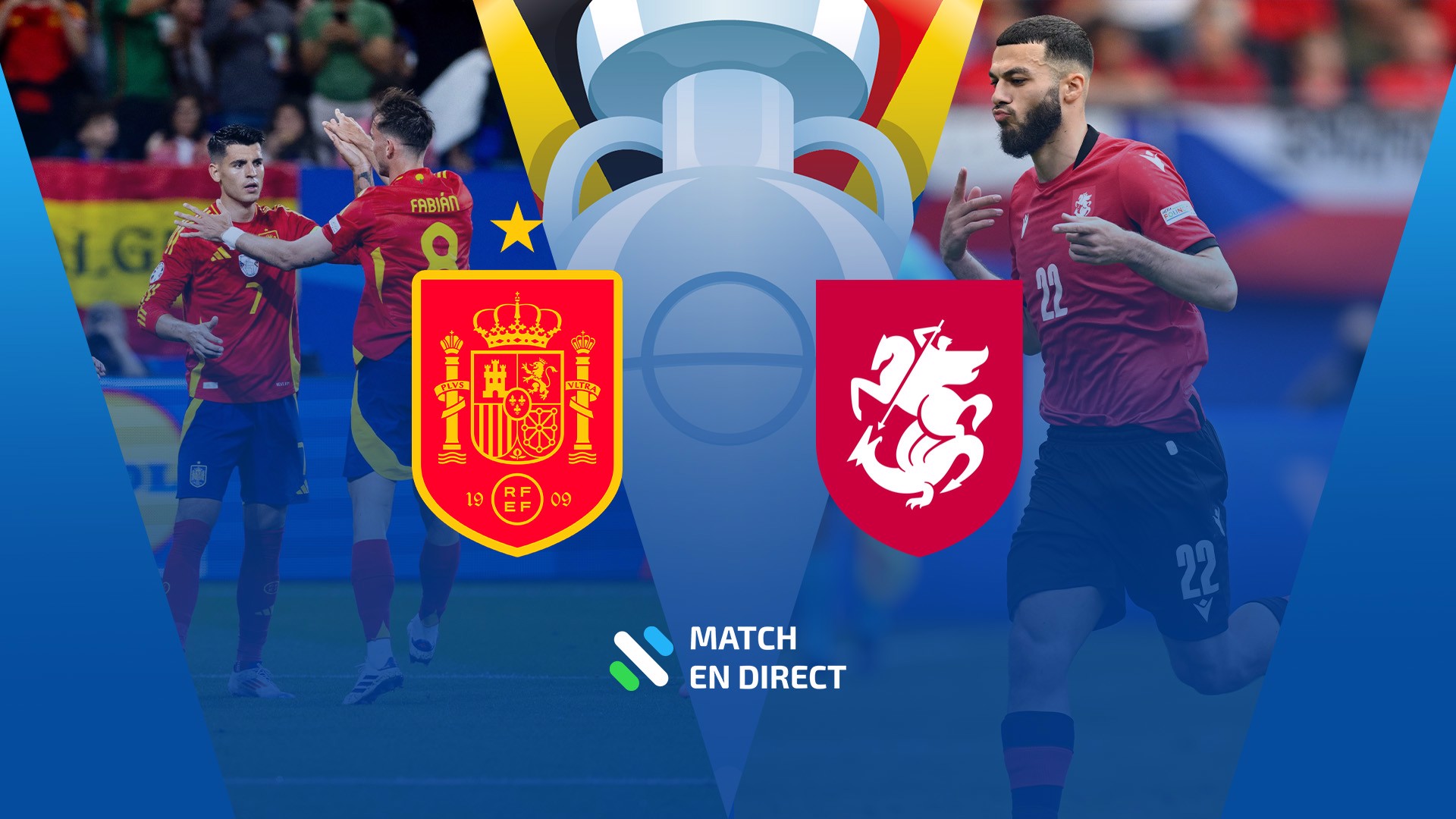 A quelle heure et sur quelle chaine voir le match Espagne - Géorgie (Championnat d'Europe) ?