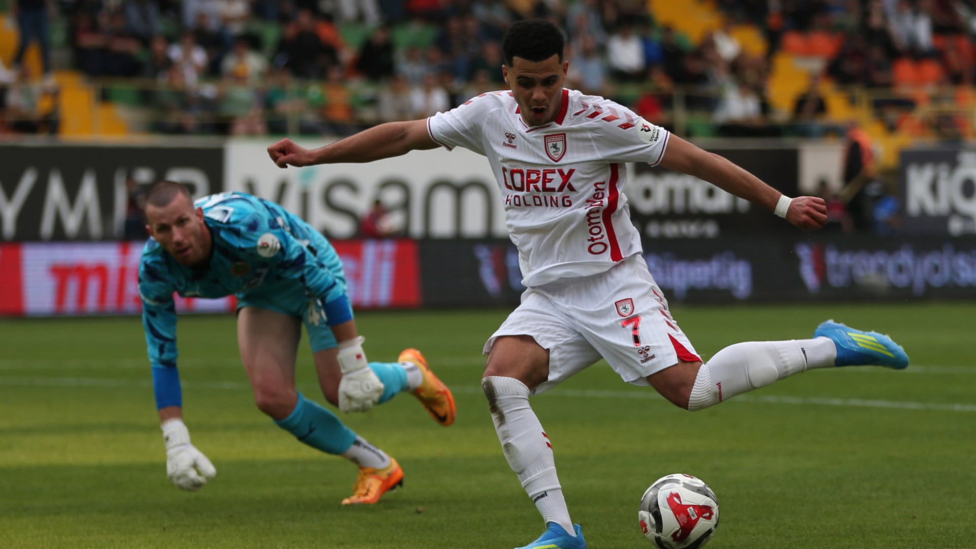 5 gollü maçta Samsunspor galip