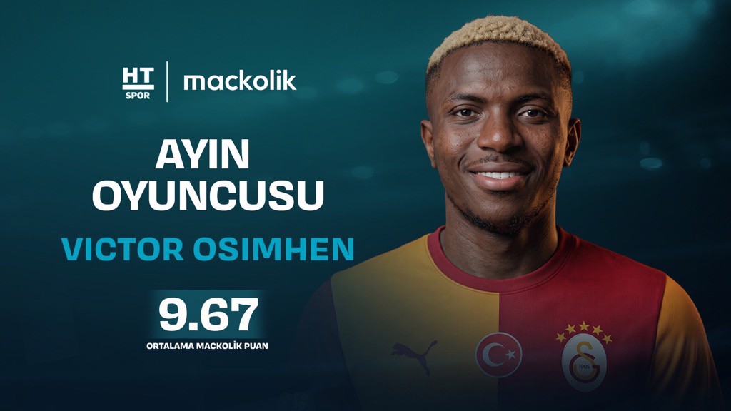 Süper Lig’de ayın futbolcusu Osimhen