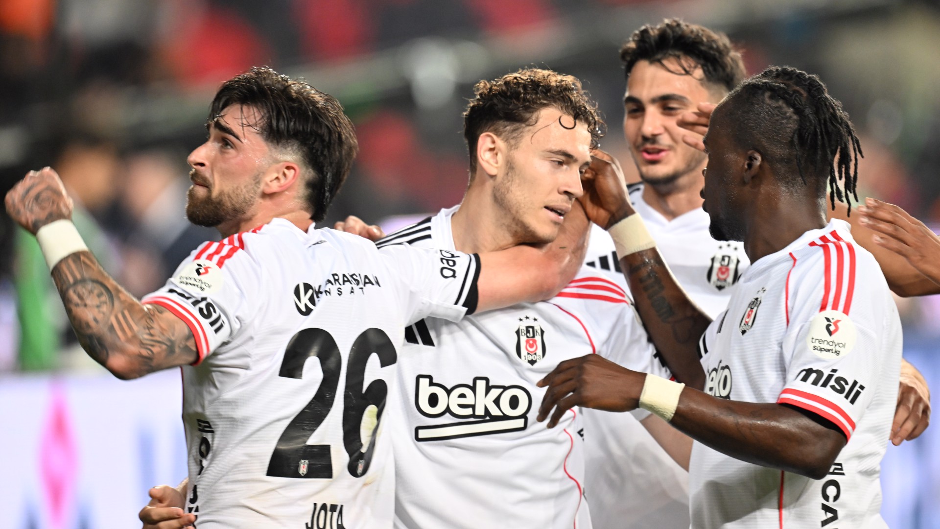 Beşiktaş, Gaziantep FK'yi mağlup etti