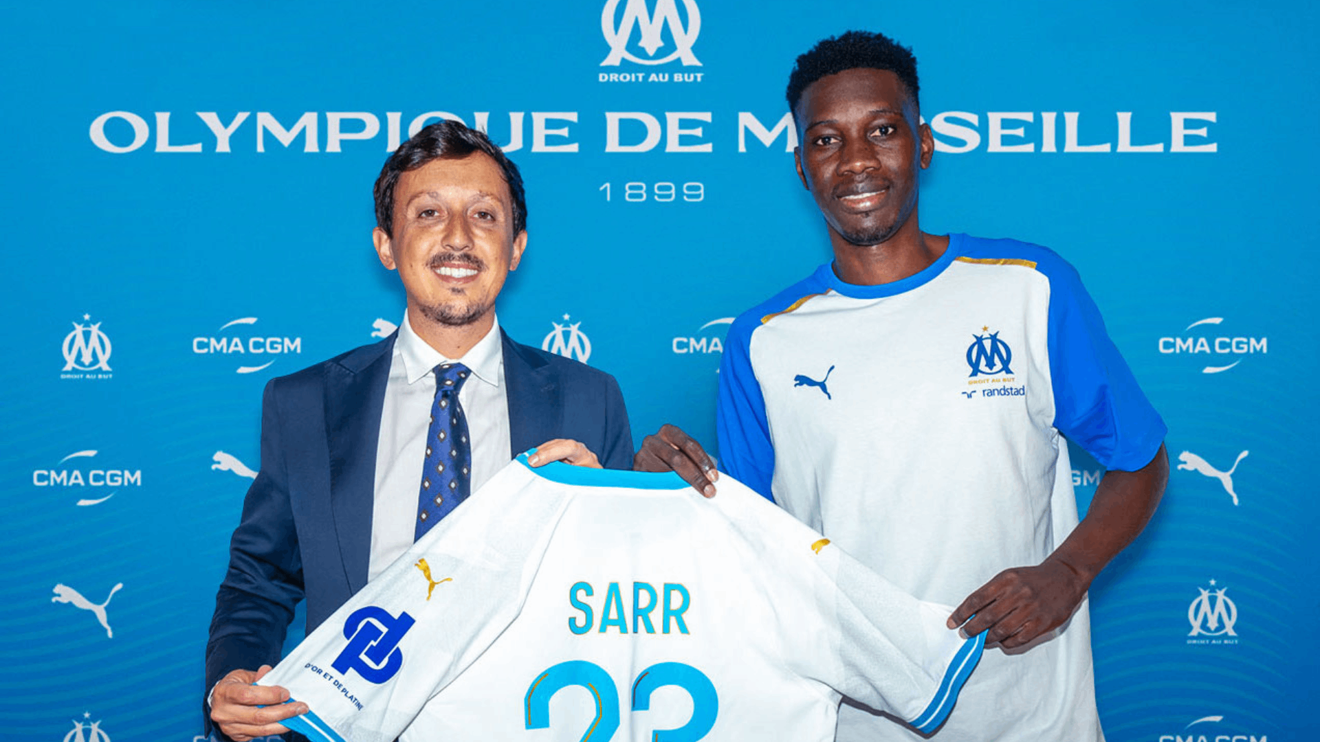 Sarr signe à l'OM 