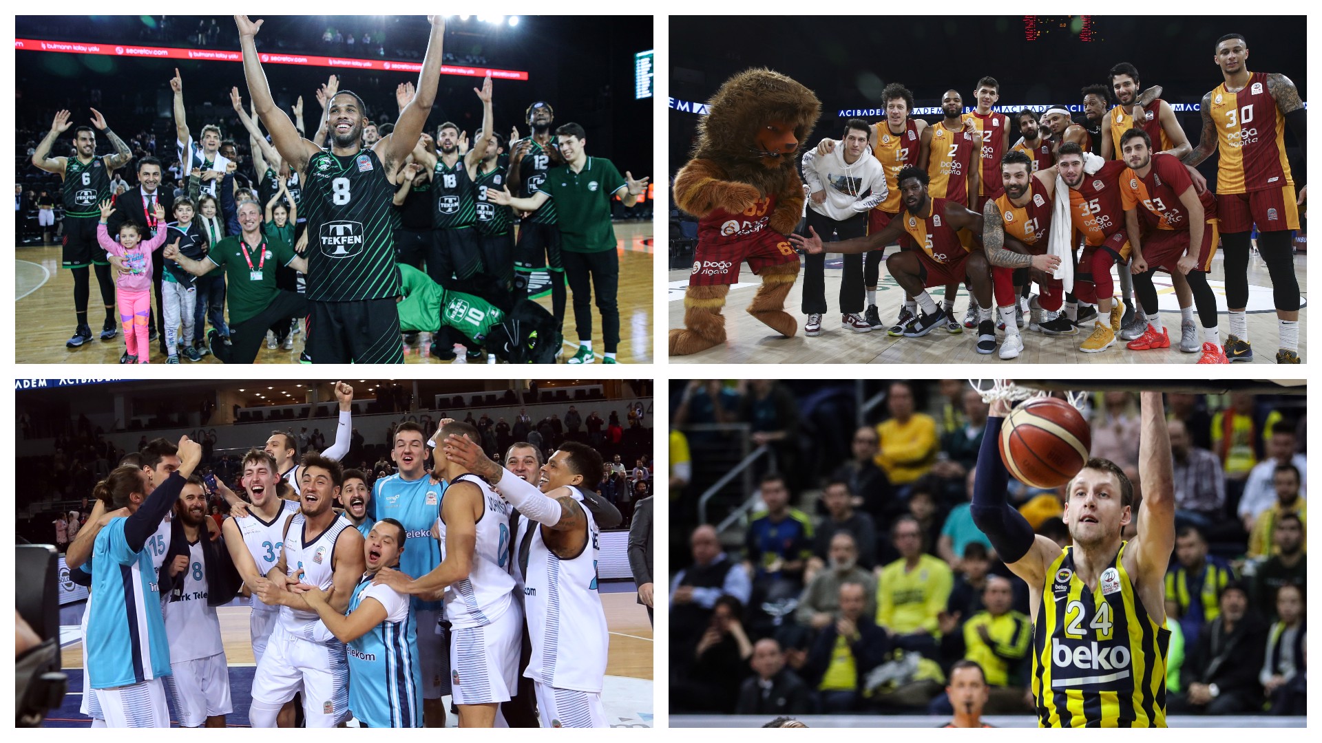 Basketbolda Dörtlü Final heyecanı başlıyor