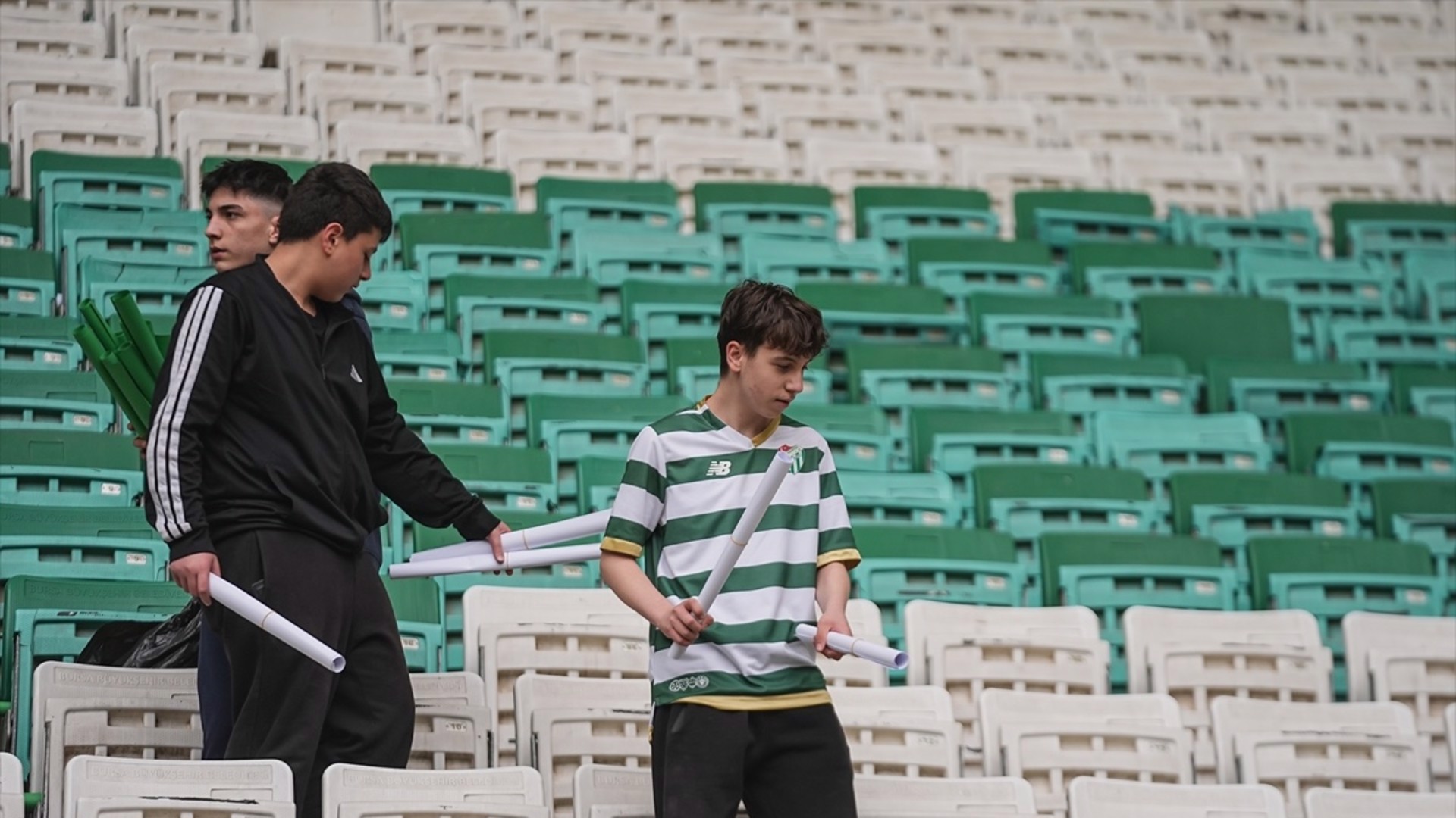 Bursaspor'dan dev koreografi