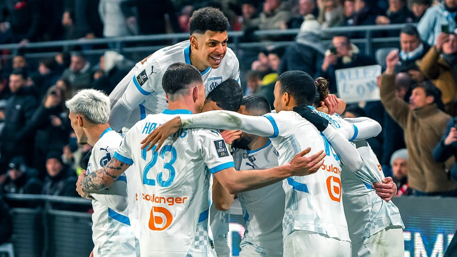 Marseille domine les Rennais