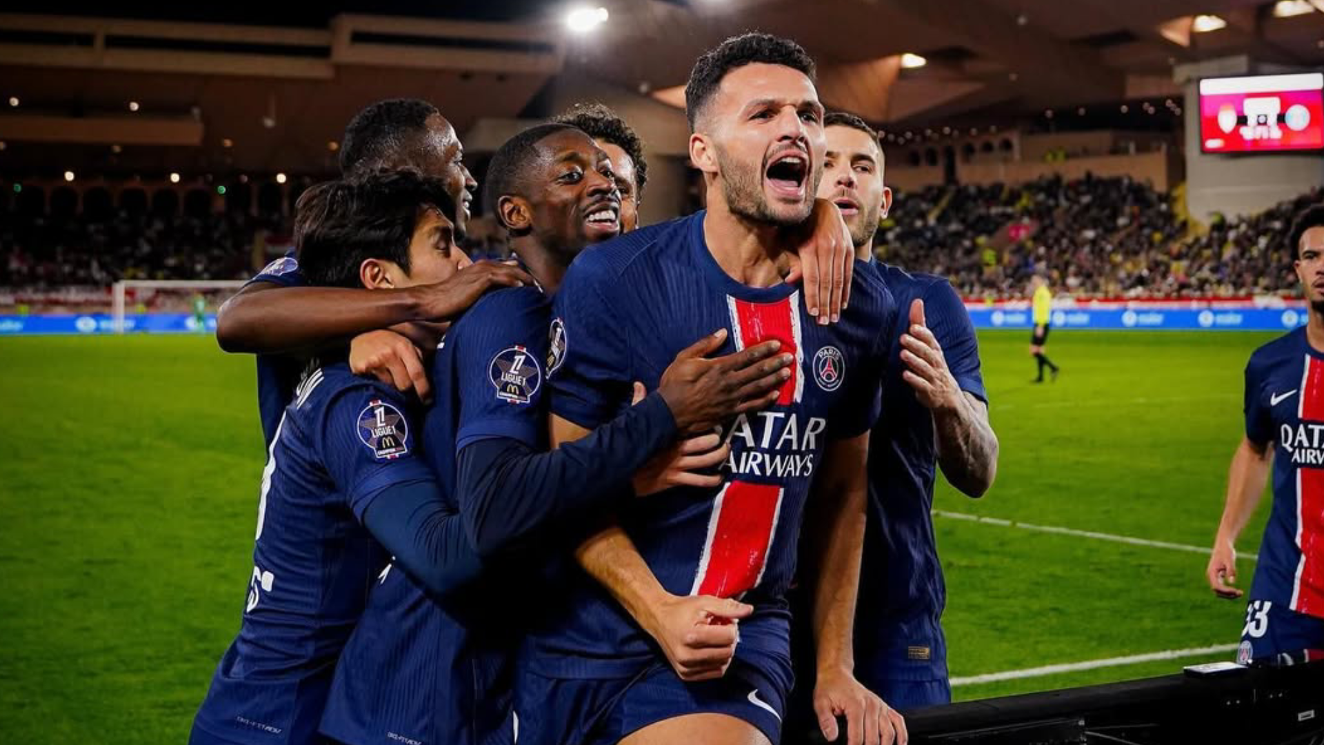 Paris victorieux contre Monaco