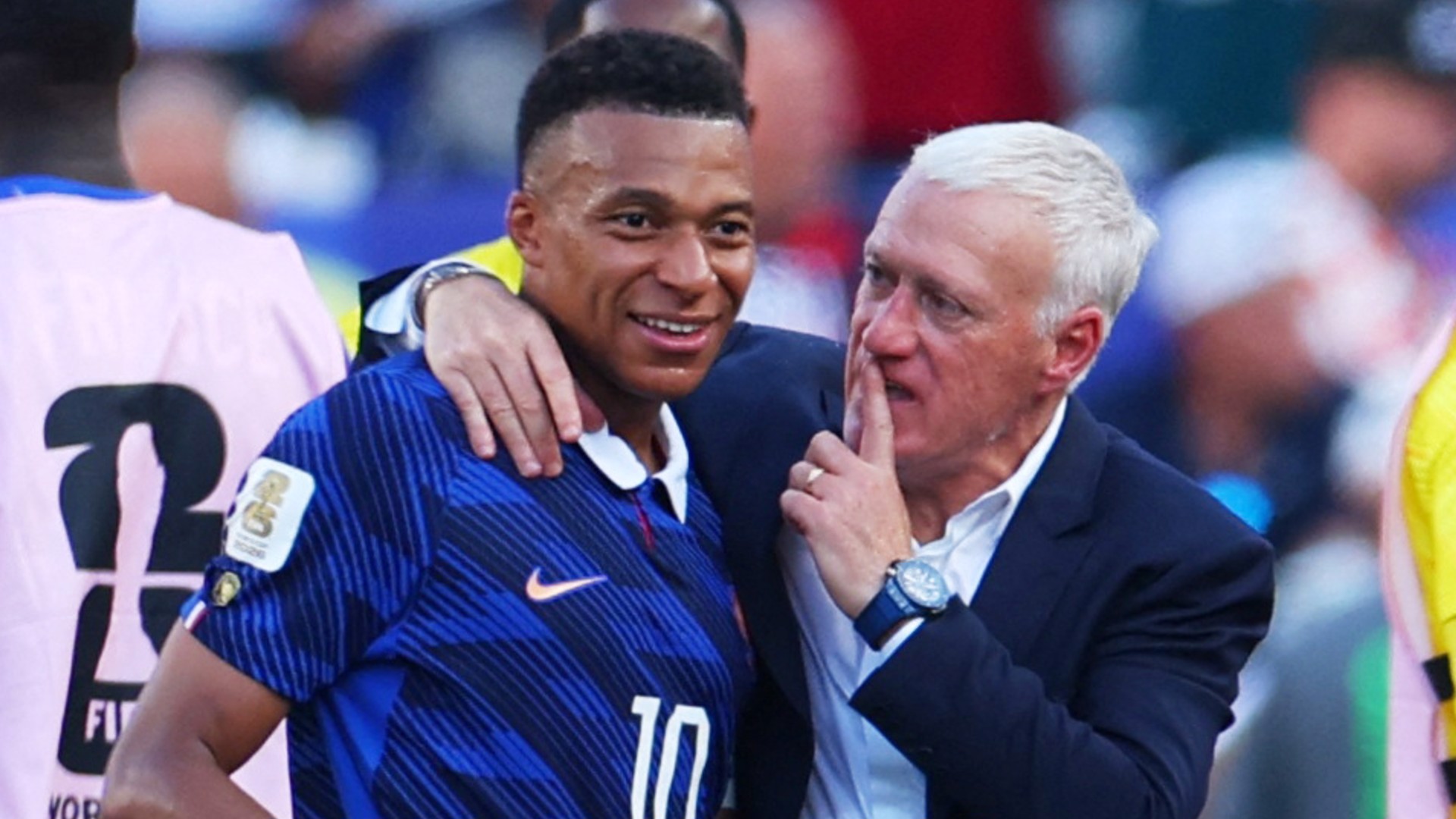 Mbappe'den Deschamps'a veda mesajı
