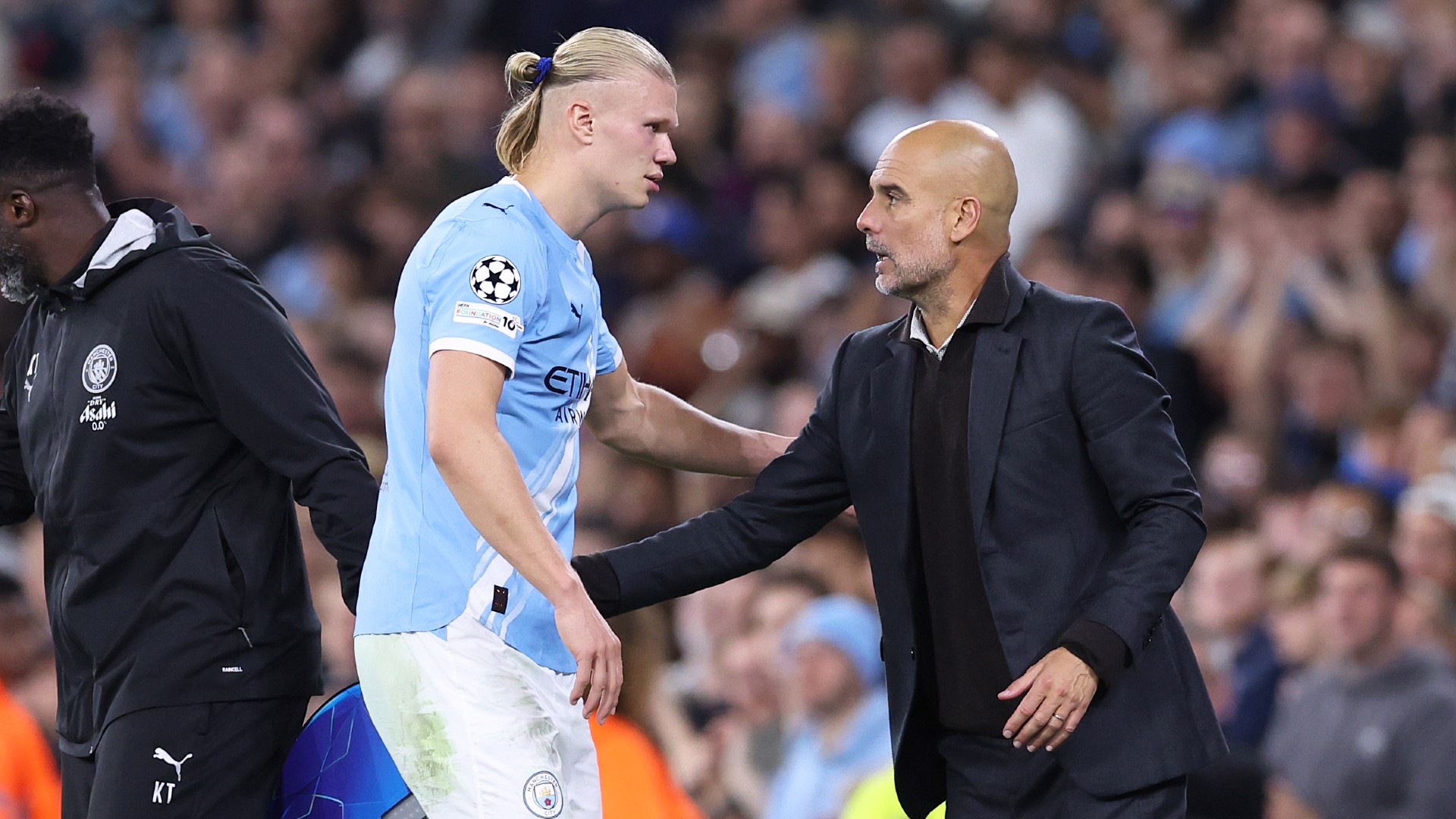 Haaland'dan Pep Guardiola'ya veda