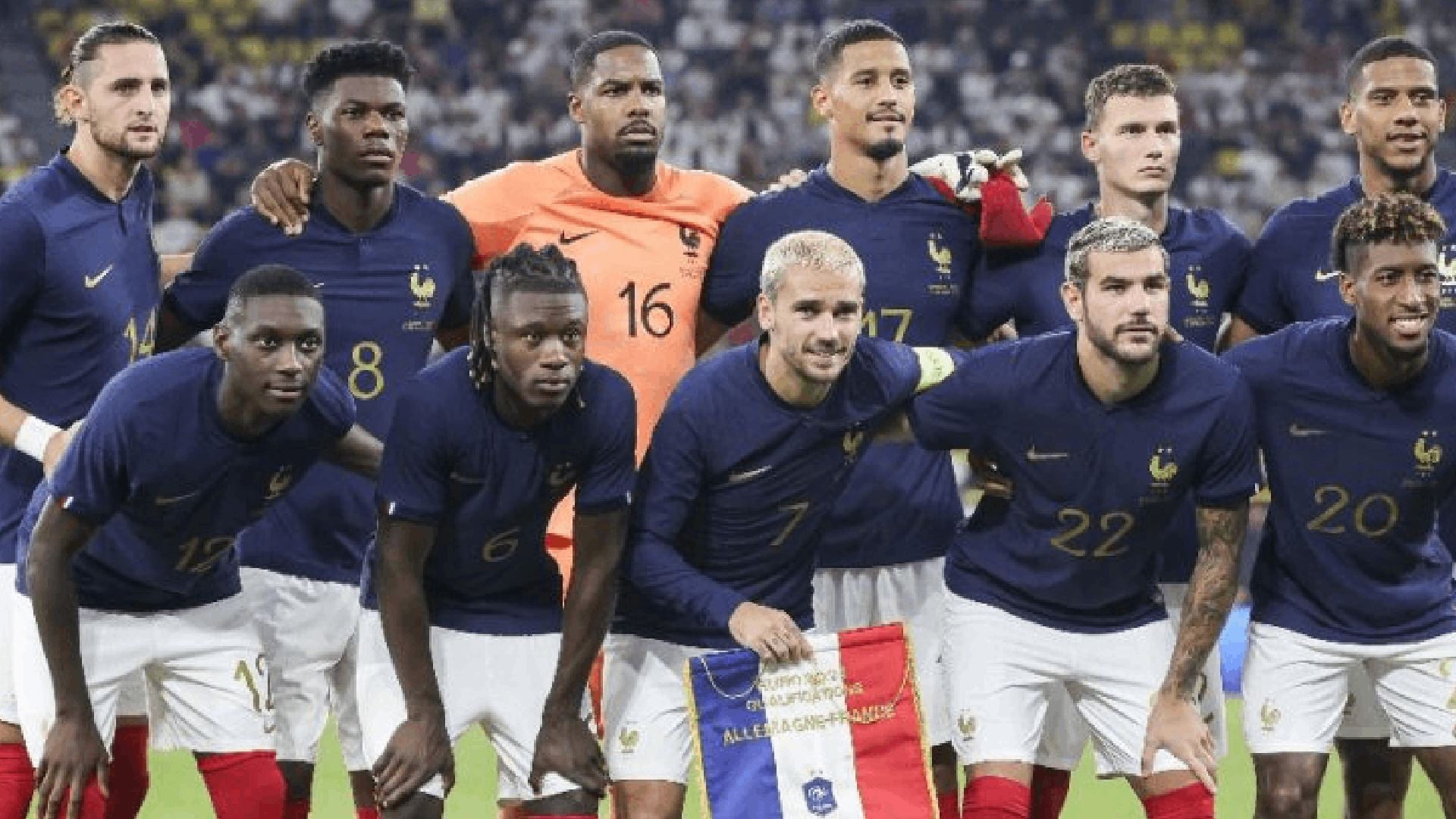 La liste des Bleus 